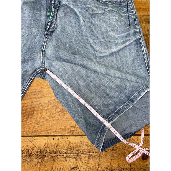 Mens LR Geans Blue Denim Lightweight Cotton Shorts Pockets‎ Size 38 - Picture 9 of 9